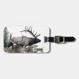 Trophy stierbok bagagelabel