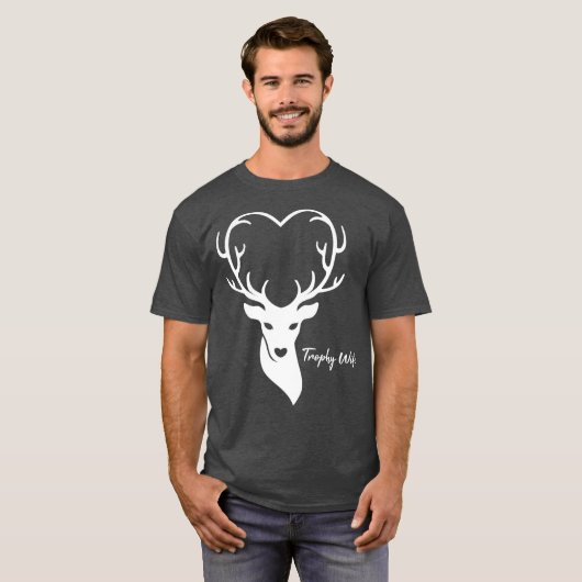 Trophy Wife Hunters Wife Hunters Hunters Hunting T-shirt (Voorkant volledig)