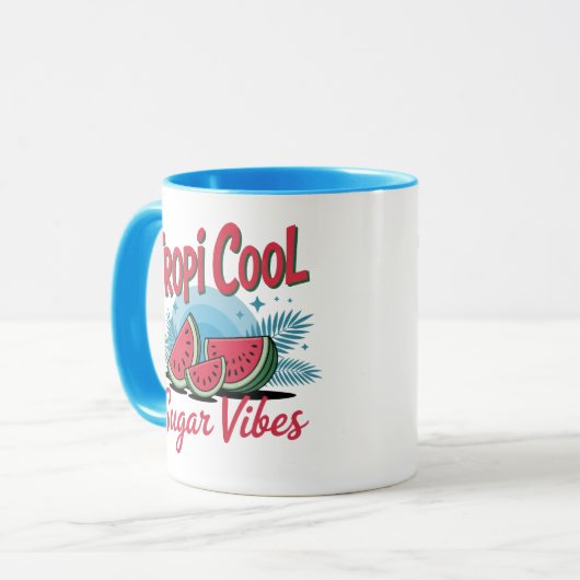Tropi Cool Sugar Vibes  Mok (Voorkant links)