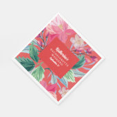 Tropic als zijn hete oranje vrijgezellenfeest servet (Hoek)