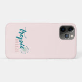 Tropic Breeze Blauwgroen Mint & Roze Company Logo Case-Mate iPhone Case (Achterkant (horizontaal))