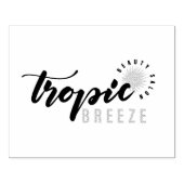 Tropic Breeze Company Logo Custom Rubberstempel (Afrduk)