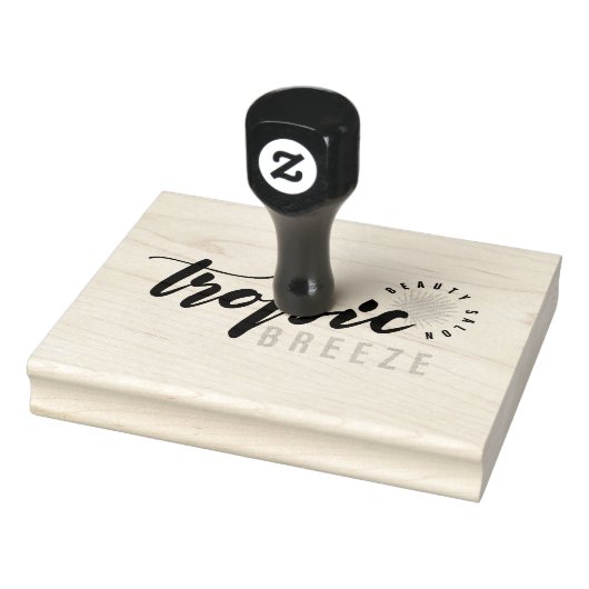 Tropic Breeze Company Logo Custom Rubberstempel (Stempel)