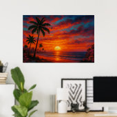 Tropic Reverie Landscape Poster (Thuiskantoor)