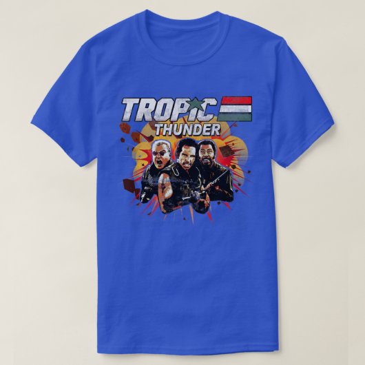 Tropic Thunder noodlijdend T-shirt (Design voorkant)