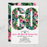 Tropical 60 60th Sixty Birthday Party Invitation<br><div class="desc">Tropical 60 60th Sixty Birthday Party Invitations. Customisez pour tout événement.</div>