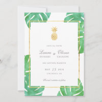 Tropical Ananas Gold Enregistrer les cartes de dat