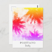 ** Tropical AP25 Travel Personalize - Palm Leaf Briefkaart (Voorkant / Achterkant)