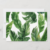 Tropical aquarelle florale save the date (Dos)