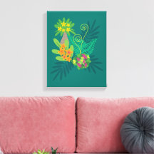 Tropical Art Canvas