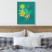 Tropical Art Canvas Afdruk (Insitu (Slaapkamer))