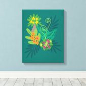 Tropical Art Canvas Afdruk (Insitu (Houten vloer))
