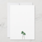 Tropical Bachelorette Weekend Route Kaart (Achterkant)