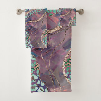 Tropical Batik Animal Glitter Glam 1 Bad Handdoek