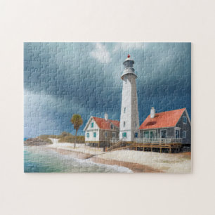 Tropical Beach Art Easy Brain Art Puzzel Foto Puz