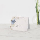 Tropical Beach Bruiloft Dank u kaart (Voorkant)