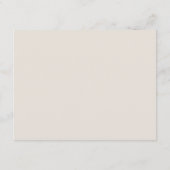 Tropical Beach bruiloft details Informatiekaartje (Achterkant)