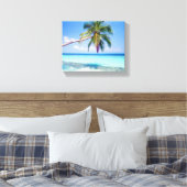 Tropical Beach Canvas (Insitu (Slaapkamer))