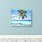 Tropical Beach Canvas Afdruk (Insitu (Houten vloer))