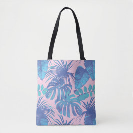Tropical Beach Canvas tas: vakantietas Draagtas