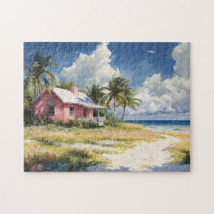 Tropical Beach Cottage Legpuzzel