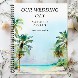 Tropical Beach Destination Wedding Planner Notitieboek