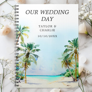 Tropical Beach Destination Wedding Planner Notitieboek