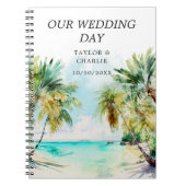 Tropical Beach Destination Wedding Planner Notitieboek (Voorkant)