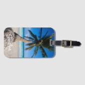 Tropical Beach Dream Personalized Bagagelabel (Voorkant (horizontaal))