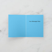 Tropical Beach Floral Wedding Dank u kaart (Binnen)