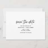 Tropical Beach Funny Wedding Save the Date (Dos)
