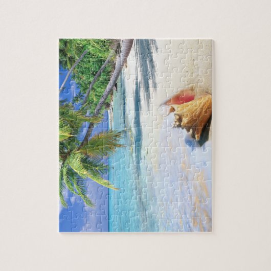 Tropical Beach Game Puzzel Legpuzzel (Verticaal)