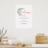 Tropical Beach Garden Affiche de bienvenue de mari (Cuisine)