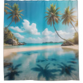 Tropical Beach House Douche rideau (Devant)