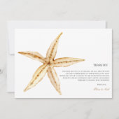 Tropical Beach Ocean Shell Dank u Kaart (Voorkant)