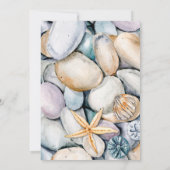 Tropical Beach Ocean Shell dank u kaart (Achterkant)