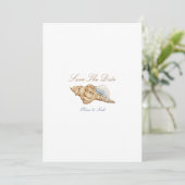 Tropical Beach Ocean Shell Enregistrer La Carte Da (Debout devant)