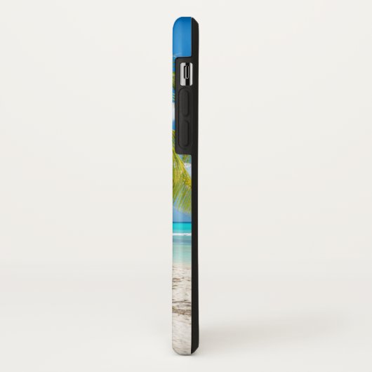 Tropical Beach Palm Tree gepersonaliseerd Case-Mate iPhone Case (Achterkant/links)