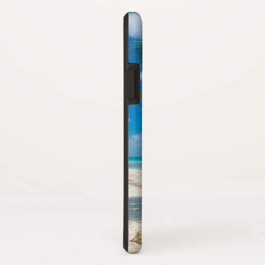 Tropical Beach Palm Tree gepersonaliseerd Case-Mate iPhone Case (Achterkant / rechts)