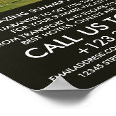 Tropical Beach, reisbureau Adverteren Poster (Hoek)