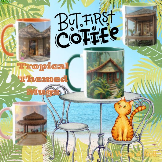 Tropical Beach Scene Mok