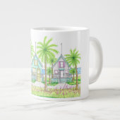 Tropical Beach Shack Jumbo Mug (Devant droit)