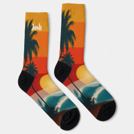 Tropical Beach Socks Sokken