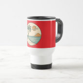 Tropical Beach Sunset Coffee Mok (Voorkant rechts)