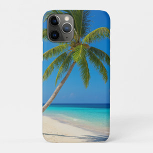 Tropical Beach turquoise water wit zand iPhone 11 Pro Hoesje