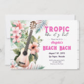 Tropical Beach vrijgezellenweekend Kaart (Voorkant)