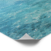 Tropical Beach Wedding Welcome Sign Poster (Hoek)