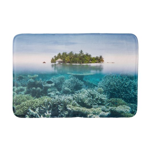 Tropical Beaches Ari Atoll Maldives Badmat (Voorkant)