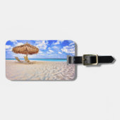 Tropical Beaches | Aruba Sandy Beach Bagagelabel (Voorkant horizontaal)