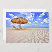 Tropical Beaches | Aruba Sandy Beach Bedankkaart (Voorkant / Achterkant)
